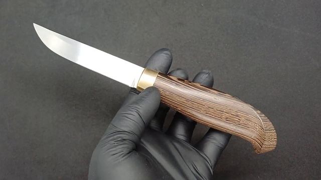 Финка с грибком. Клинок К110, рукоять венге.