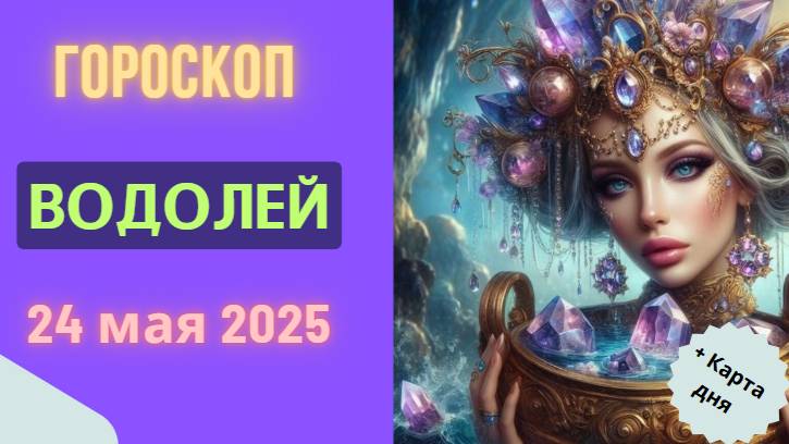 ♒ 24 МАЯ ГОРОСКОП НА СЕГОДНЯ ДЛЯ ВОДОЛЕЕВ: ОРИГИНАЛЬНЫЕ ИДЕИ ПРИНОСЯТ УСПЕХ!