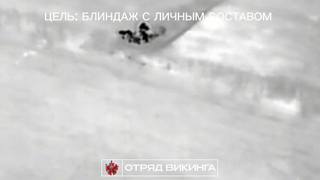 Уничтожение выявленных укрытий личного состава противника операторами отряда «Викинга» на Запоро...