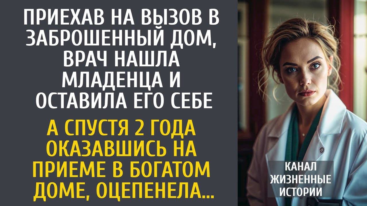 Приехав на вызов в заброшенный дом, врач нашла младенца… А спустя 2 года приехав на прием, оцепенела