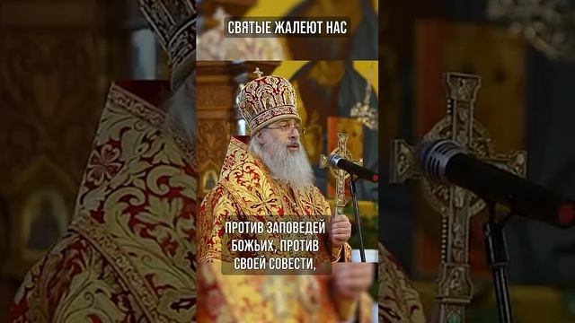 Святые жалеют нас