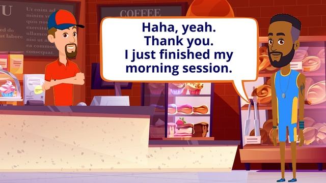 At the cafeteria English Conversation Practice