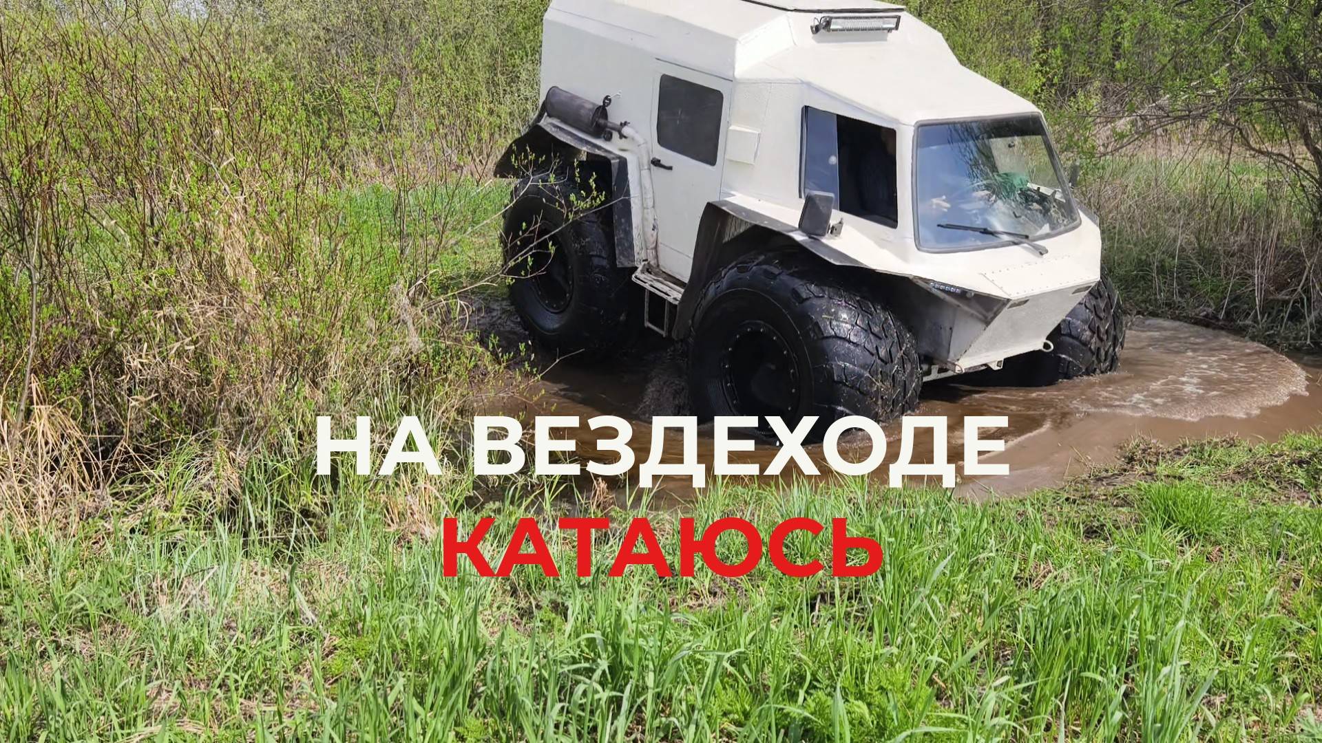 На Вездеходе Катаюсь. Все зеленеет, черемуха цветет