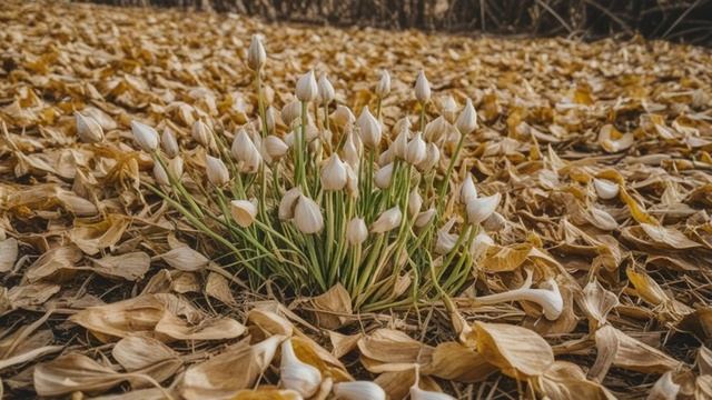 Почему желтеет чеснок. - Советы огородные