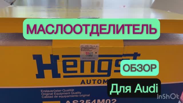 Маслоотделитель Henst  AUDI 3.2 FSI BYU ИЗ НАШЕГО МАГАЗИНА - УСТАНОВИЛИ  в  Audi V6 2007 года