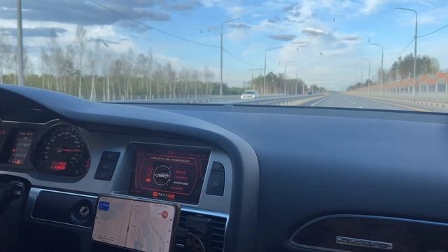 240 км/ч AUDI A6C6 турбо дизель 3.0