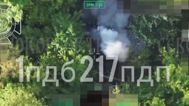 Бои в Сумской области- наши подразделения ВДВ уничтожают вражеский танк   В окрестностях села Ат...