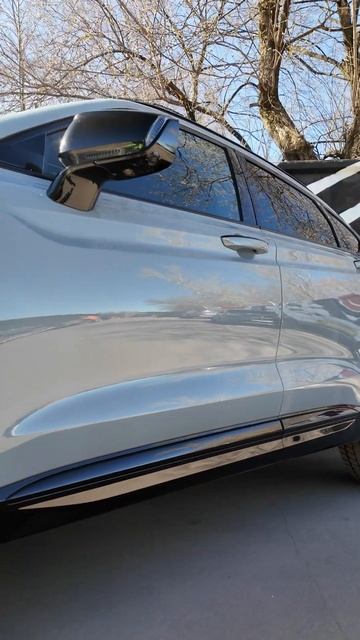 Оклейка защитной полиуретановой пленкой + антихром Geely Tugella  #оклейка #полиуретан