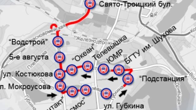 К 54 годовщине со дня пуска в Белгороде троллейбусного