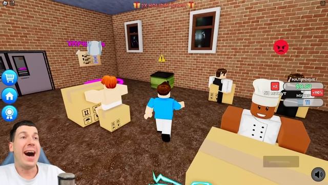 ВЛАДУС ИГРАЕТ  😱 МОЙ ДРУГ ОТКРЫЛ ＊ВОНЮЧИЙ＊ РЕСТОРАН в РОБЛОКС ! ROBLOX