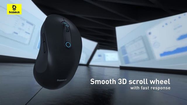 Беспроводная мышь Baseus F02 Bluetooth 5,2, 2,4G, 4000 точек на дюйм.