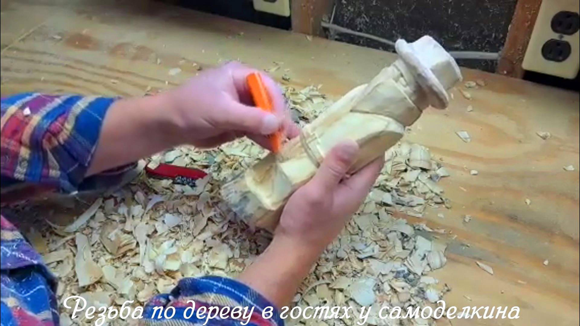Фигурки из дерева - ковбой - резьба по дереву