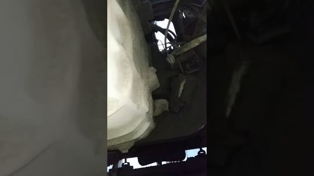 Снимаем кпп ЕТАЛОН с помощью лебедки
