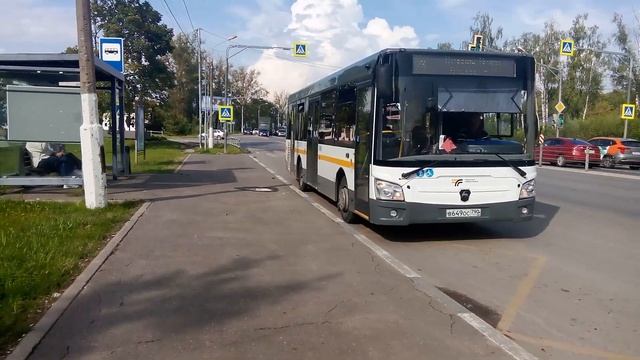Автобус ЛИАЗ 23 Ходаево-2 ст.Чехов остановка Поворот на