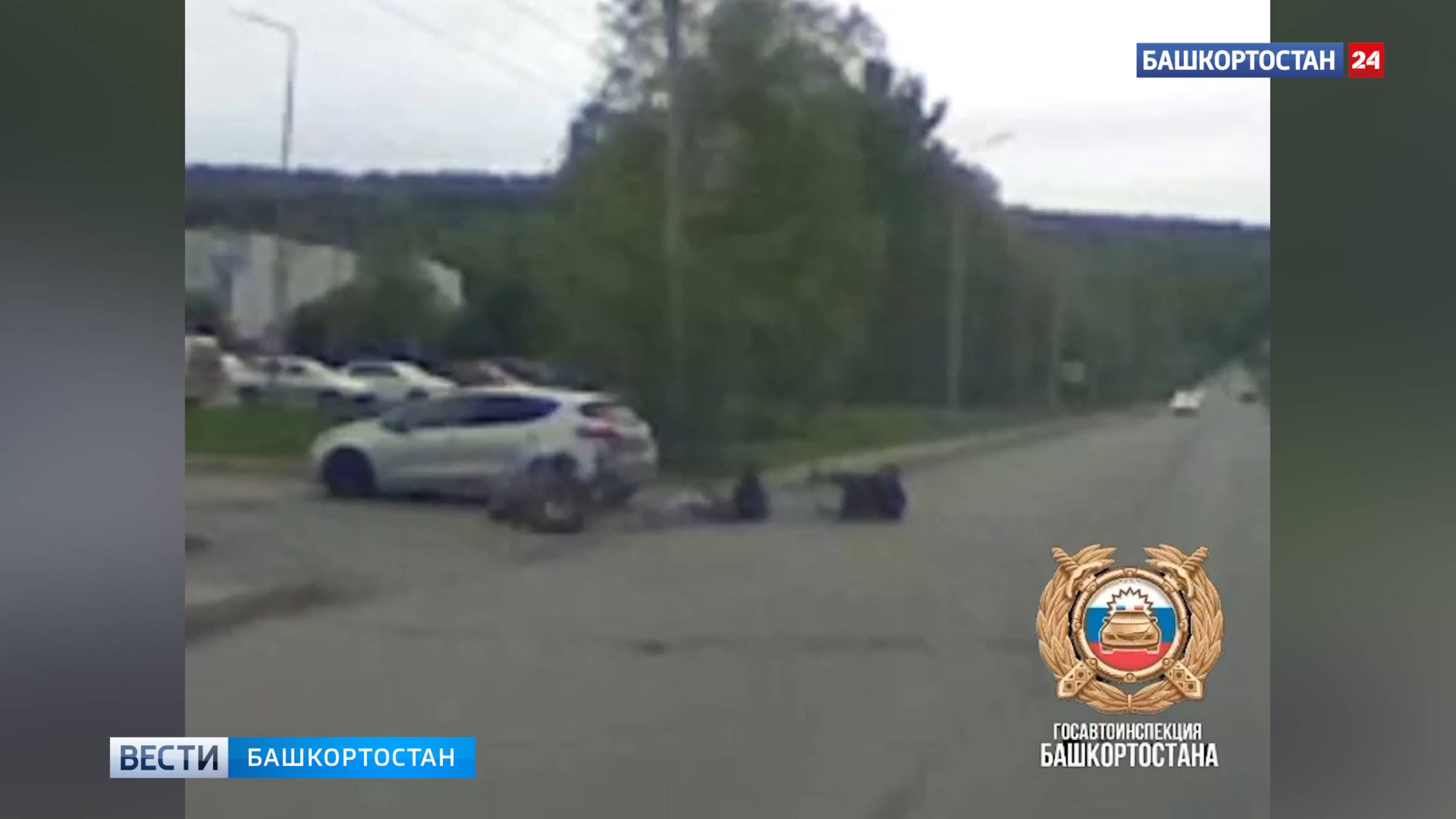 Подростки свалились с мопеда, уходя от погони ДПС в Башкортостане