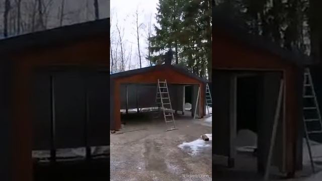 Гараж полный комплект DoorHan Effect LIGHT 580 000 руб. Размеры 6051х4310х2908.