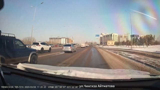 Летчики на пешеходном- нарушения ПДД г.Астана 04/03/2025