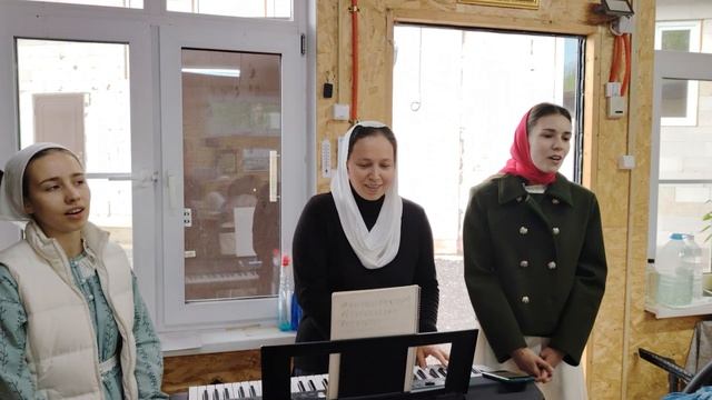 Шутливое поздравление отца Алипия от хора нашего храма.