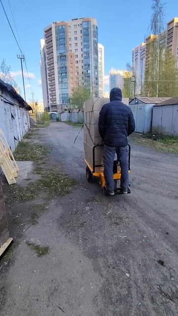 Тележка платформенная электрическая - купить в СПб
