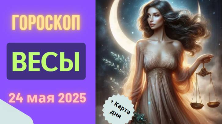 ♎ 24 МАЯ ГОРОСКОП НА СЕГОДНЯ ДЛЯ ВЕСОВ: ГАРМОНИЯ ВО ВСЁМ!