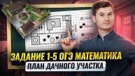 ПЛАН УЧАСТКА ОГЭ 2025 | Задания 1-5 ОГЭ математика + Шпаргалка | Умскул