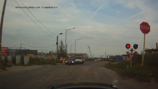 Нарушение проезда железнодорожных путей.