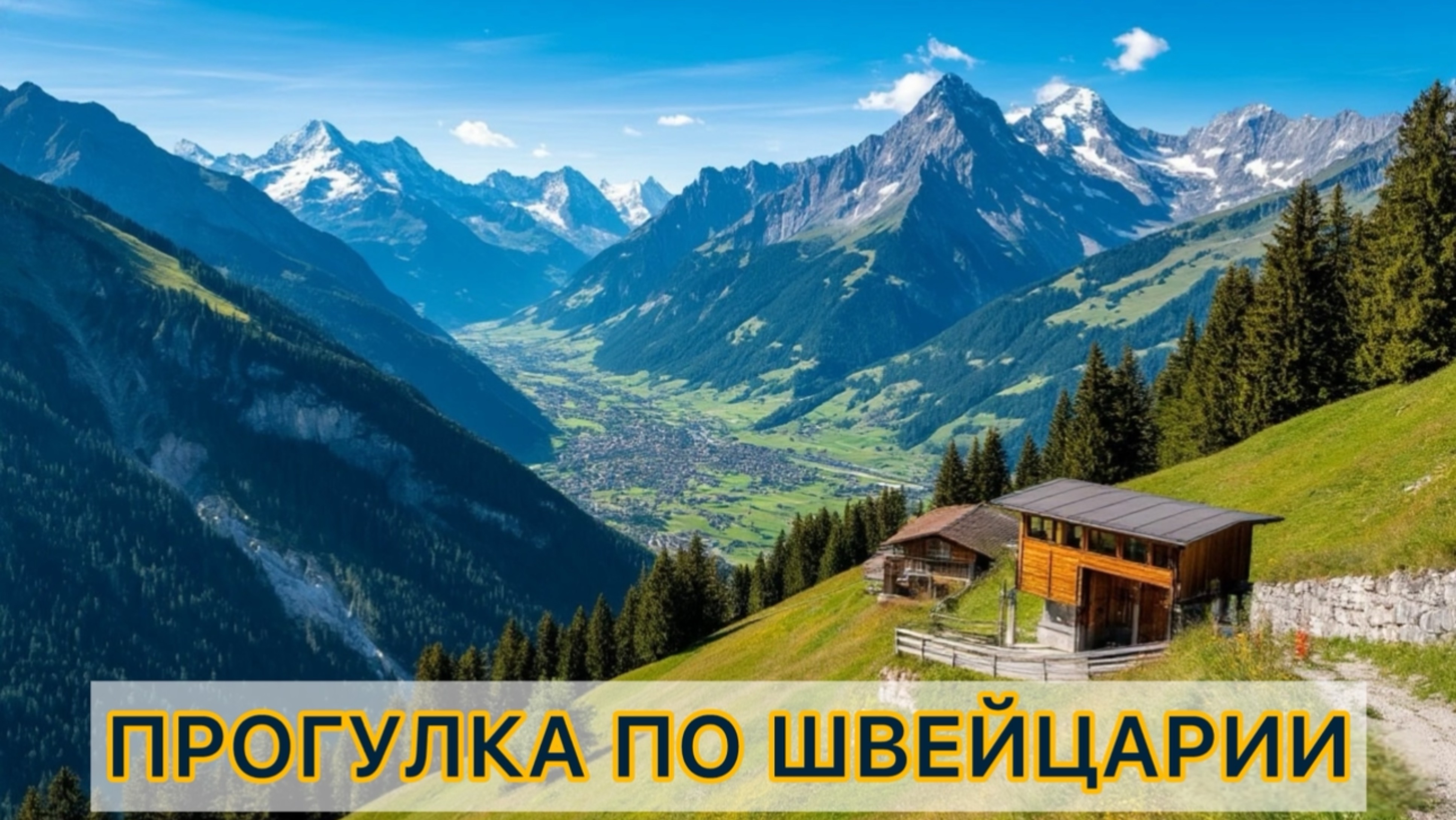 Прогулка по Швейцарии 4K