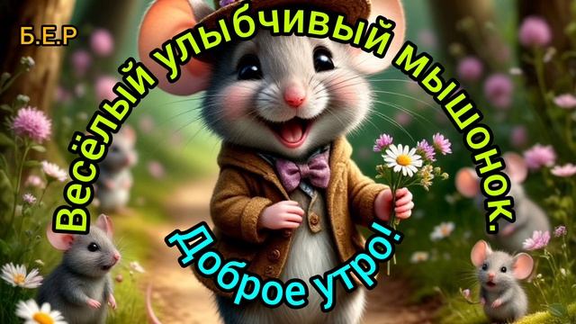 Доброе утро! Улыбайтесь, как мышонок!