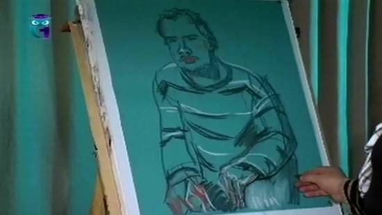 Уроки рисования # 22. Рисуем портреты разными графическими материалами. Часть 2