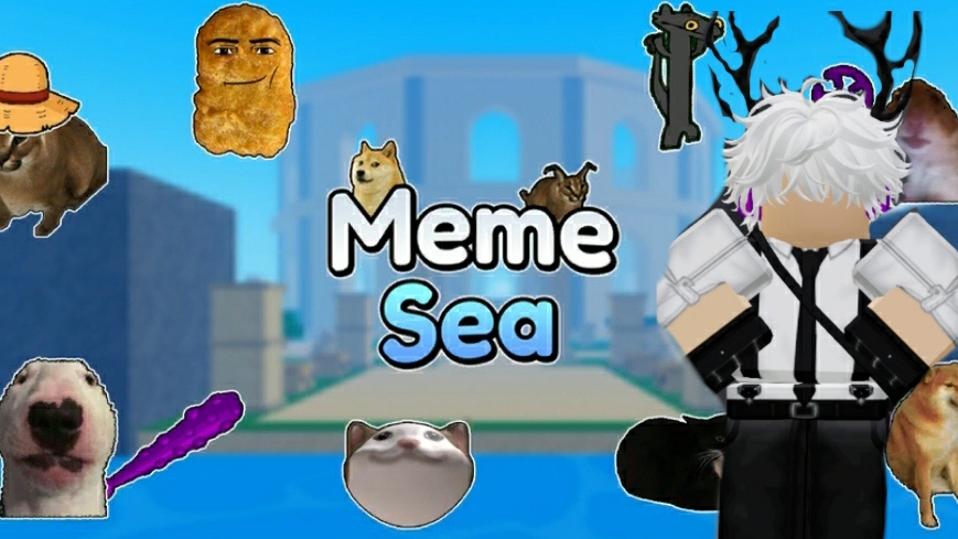 Получение Yellow blade и Noon friend Гайд Meme Sea roblox