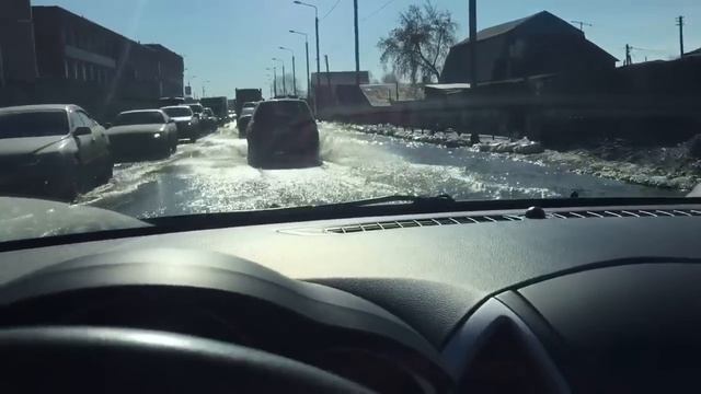 Затопило Красноярский тракт, Омск