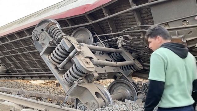 Египет: ЧП на железной дороге