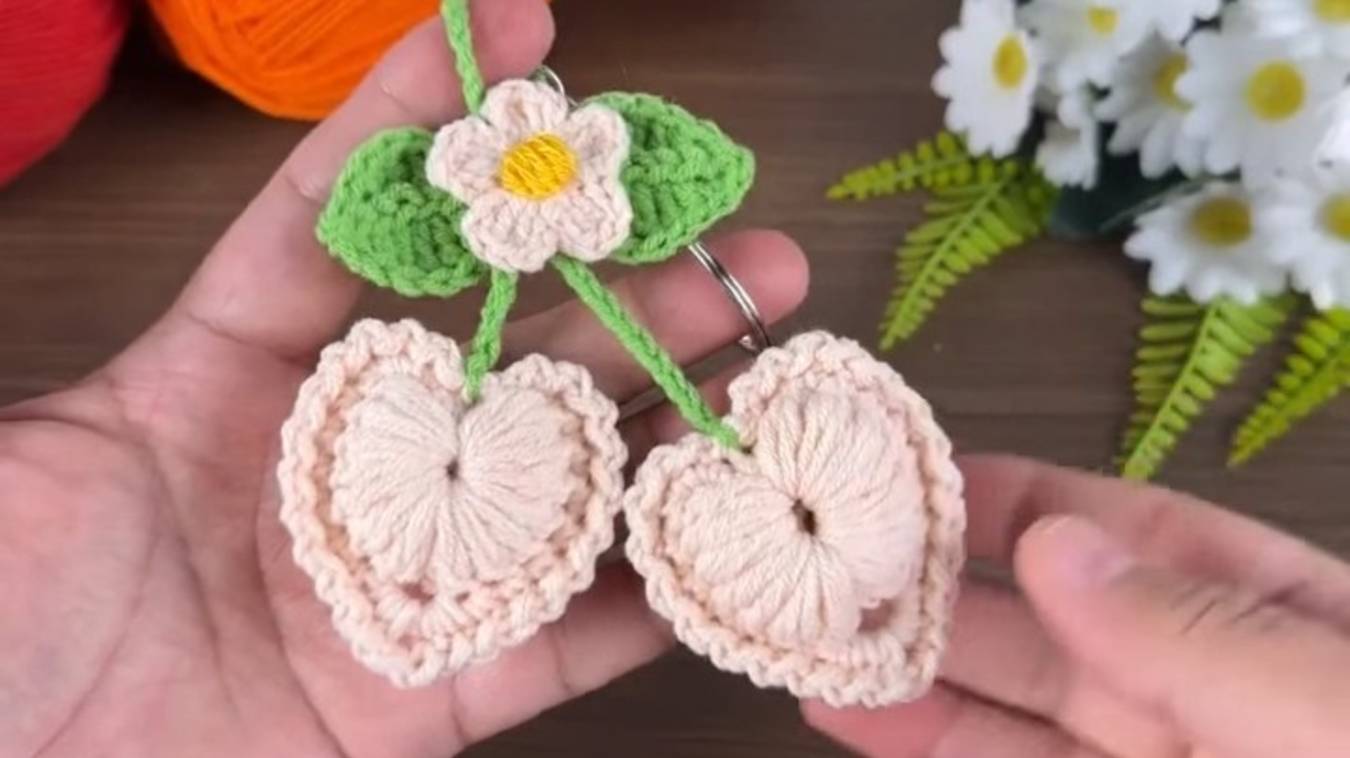 МК Сердечки крючком