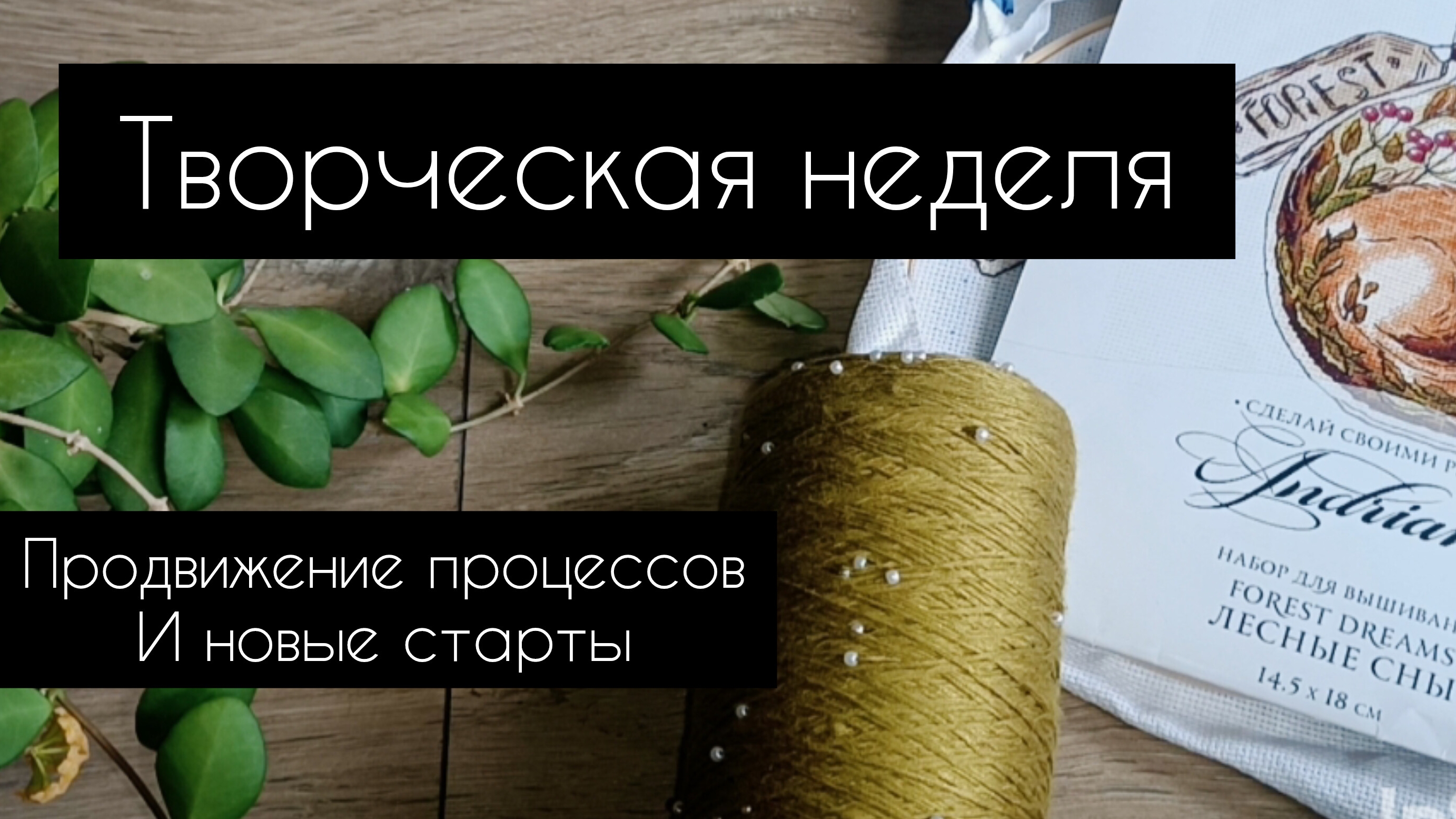 Творческая неделя //продвижение процессов 🧶✨//новые старты🦋🪡