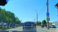 Путешествие на машине по городу. Часть 4. Шум улицы, пение птиц