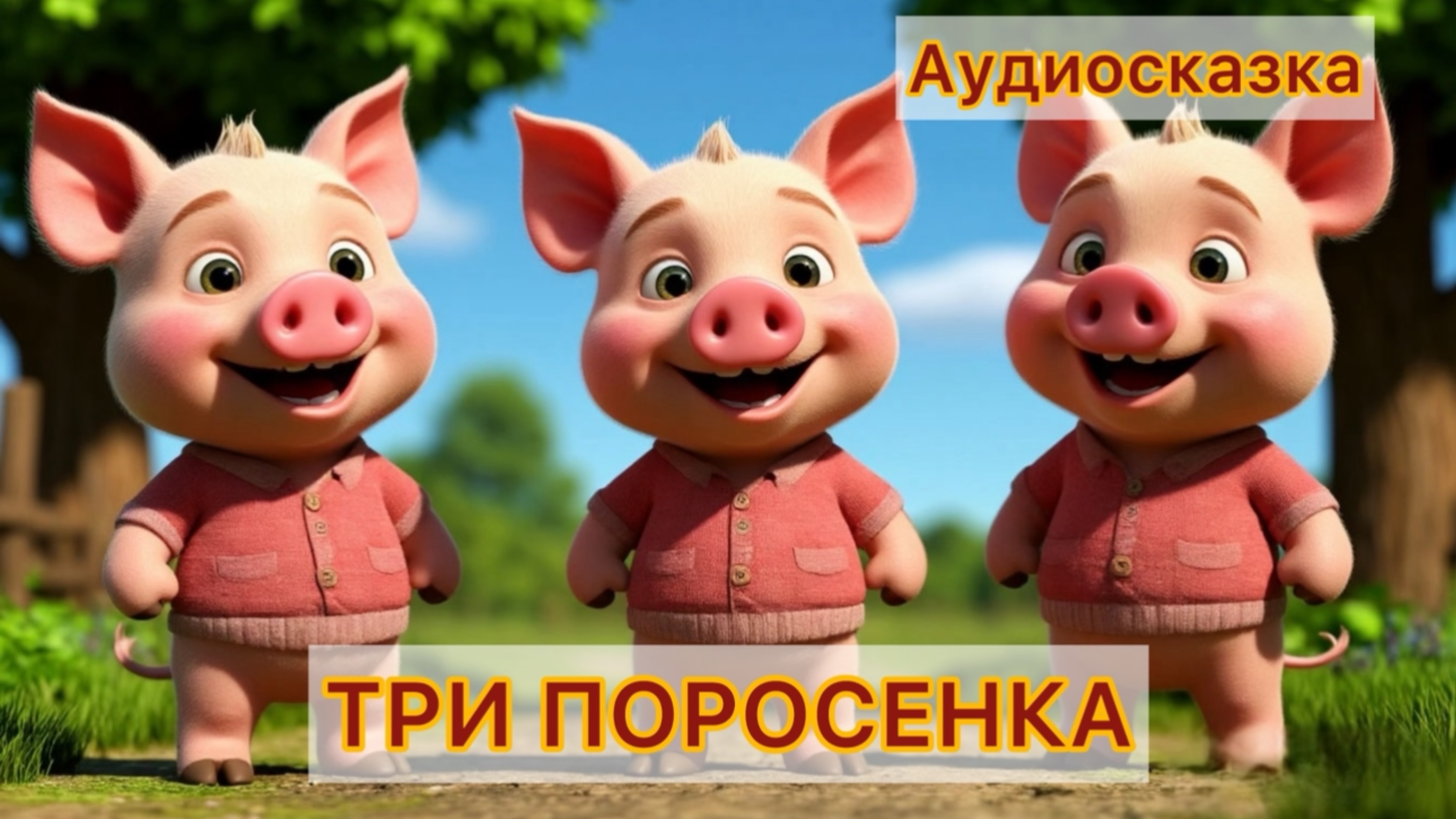 Три поросенка аудиосказка