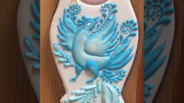 Матрешка "Гжель", часть 1