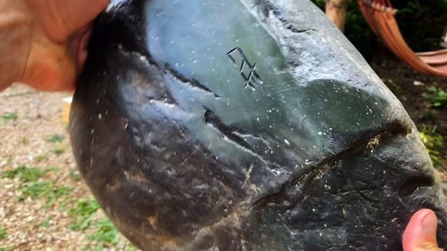 Тарелка-миска для еды из натурального камня