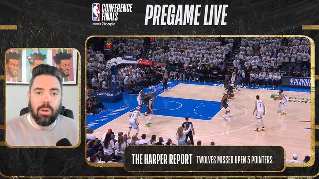 PREGAME LIVE: #NBAConferenceFinals presented by Google