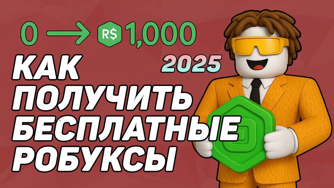 КАК ПОЛУЧИТЬ БЕСПЛАТНЫЕ РОБУКСЫ В ROBLOX 2025 май