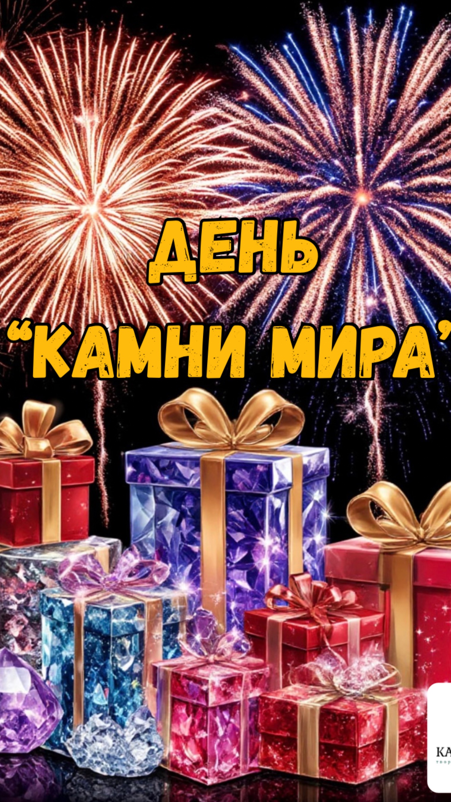 Праздничная лотерея ко дню "КАМНИ МИРА" 🥳