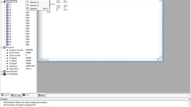 Лекция 326. Atmega 8 среда отладки