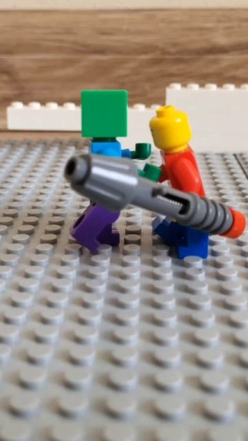 Зомби не повезло со спавном...💀 #LEGO #ASMR