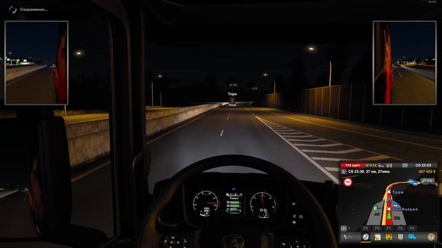 Euro Truck Simulator 2 Смешные моменты - Догоняем Вику