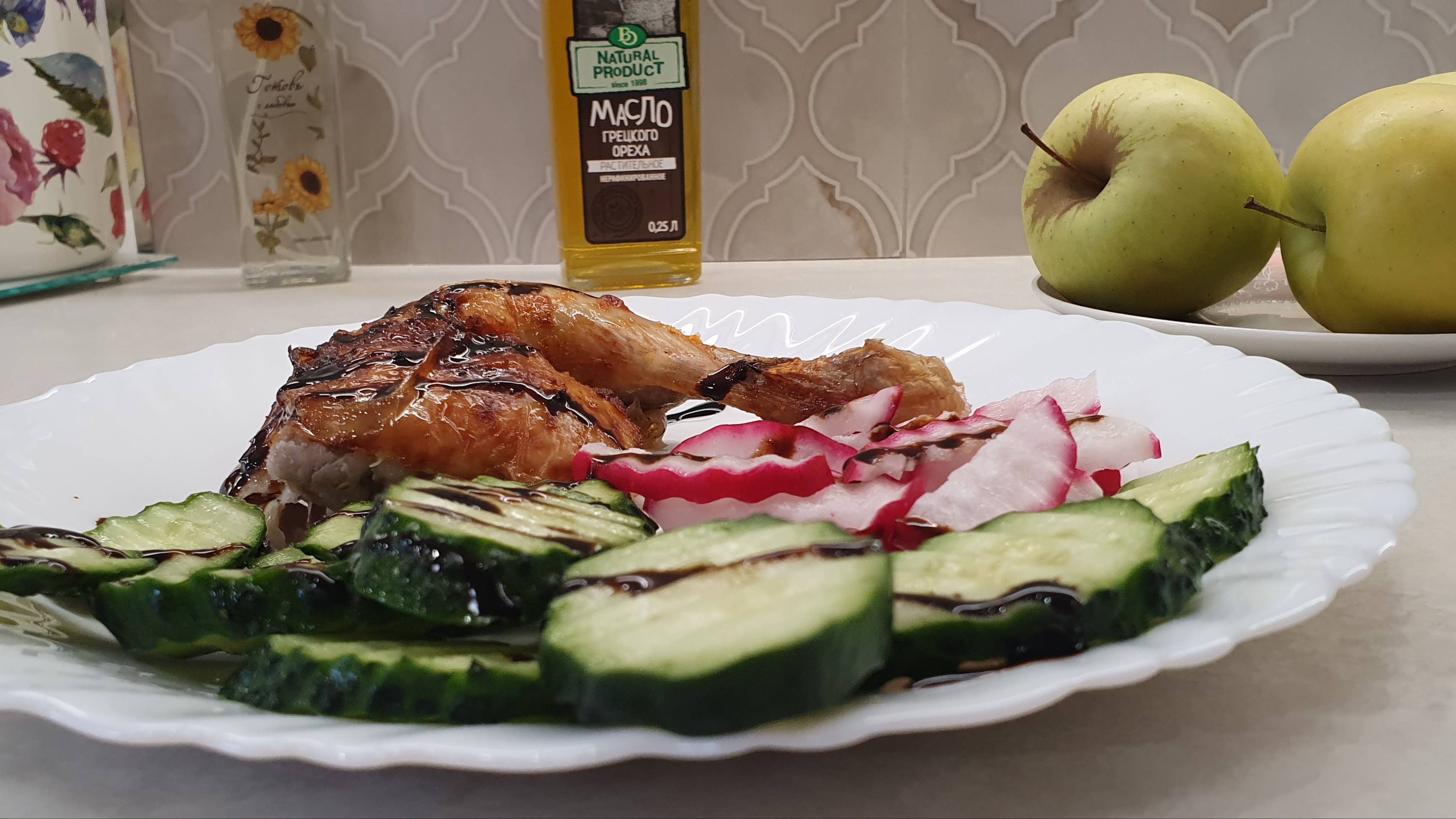 Нежнейшая курица с маслом грецкого ореха и чесноком!🥳