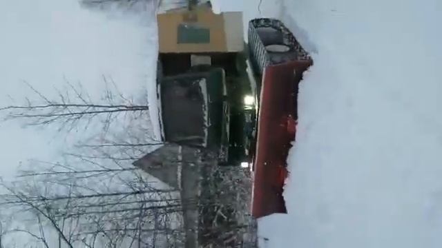 вездеход Яг-Морт чистим снег