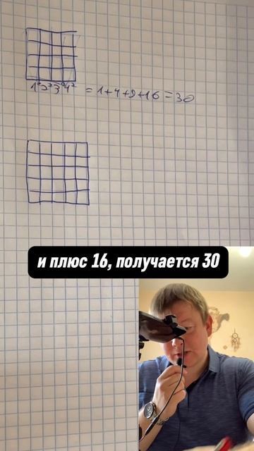 Лайфхак. Как быстро посчитать количество квадратов в квадрате