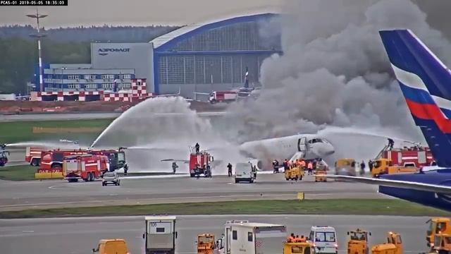 Катастрофа SSJ 100 в Шереметьеве 5 мая 2019 года