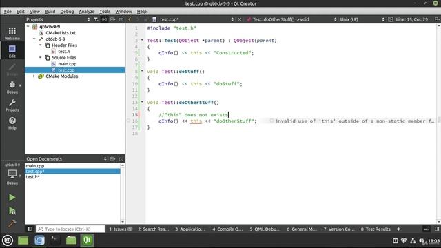 10. Static functions in classes