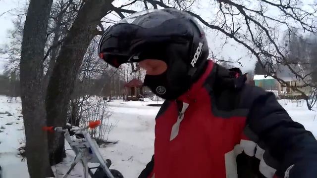 СДЕЛАЛ МОТОЦИКЛ СВОИМИ РУКАМИ. Оттепель, решил прокат?